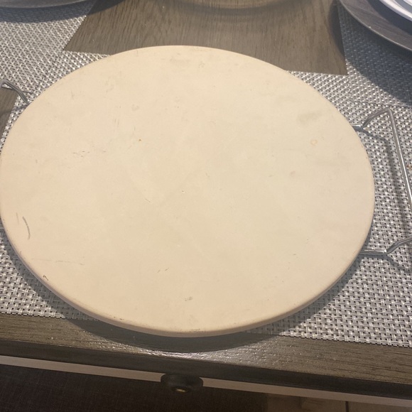 COPY - Round Baking/ Pizza Stone /w Rack